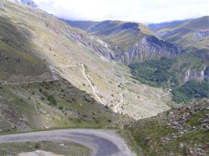 Part of the climb up the Col du Sarenne, the back route up to l'Alpe d'Huez