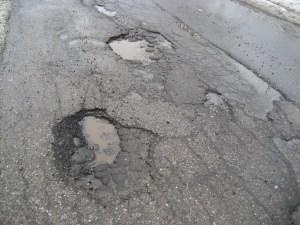 potholes